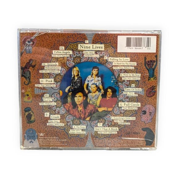 Aerosmith - Nine Lives CD - Acceptable Condition - Picture 3 of 3